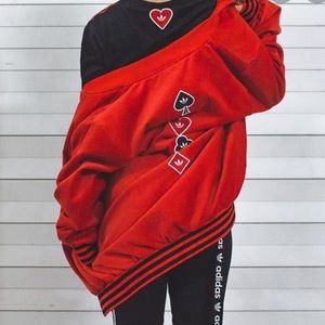 - NWT ADIDAS VDAY JACKET MED SPADES